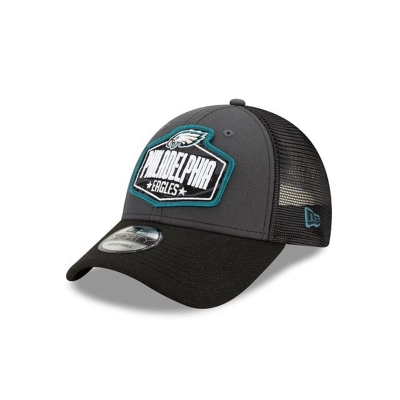 Sapca New Era Philadelphia Eagles NFL NFL Draft 9FORTY Adjustable - Gri